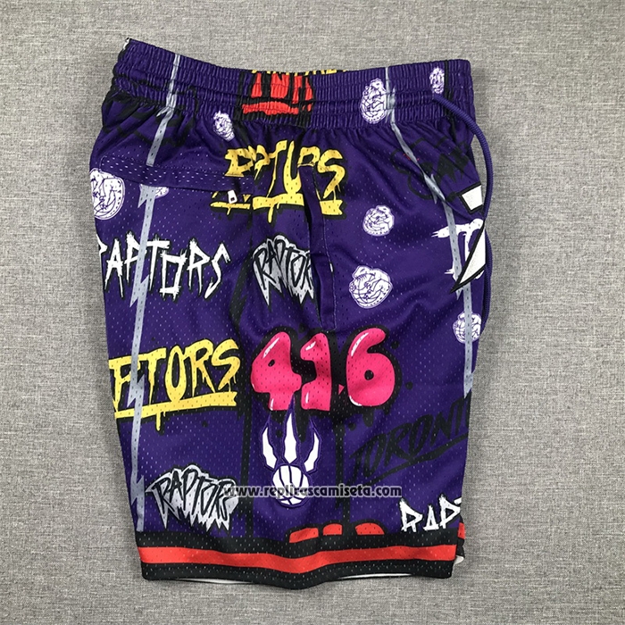 Pantalone Toronto Raptors Slap Sticker Just Don Violeta